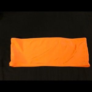 Bright orange bandeau